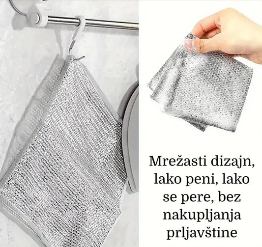 Krpe od čeličnih vlakana set od 10 krpa